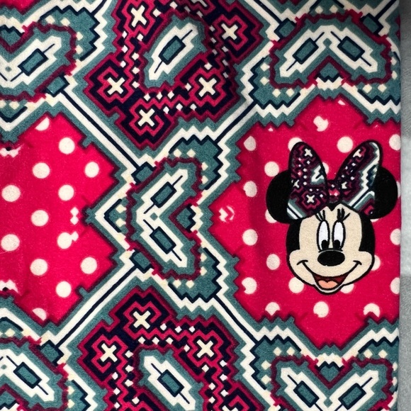 LulaRoe Disney’s Minnie Mouse Geometric Leggings Size OS (2-10) - Picture 7 of 10
